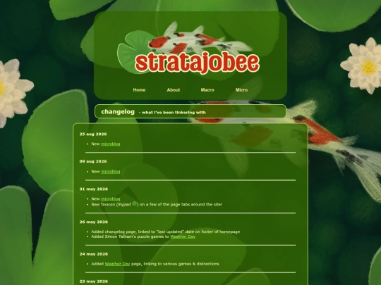 changelog screenshot