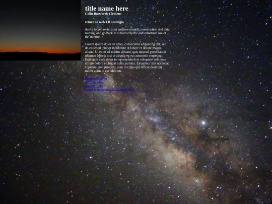 index screenshot