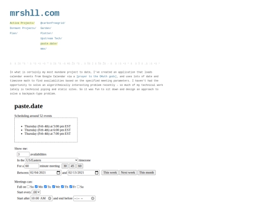 paste.date screenshot