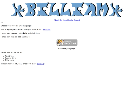 index screenshot