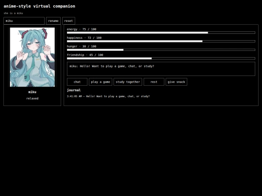 virtualcompanion screenshot