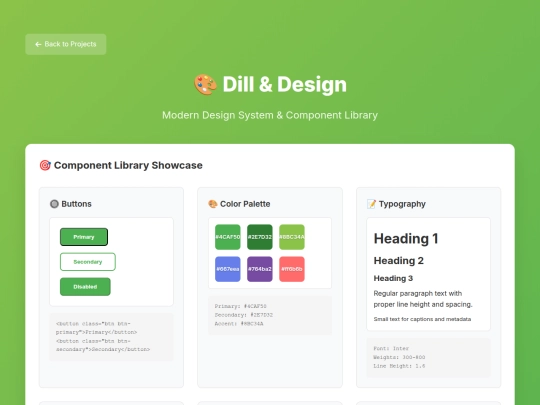 dill-design screenshot