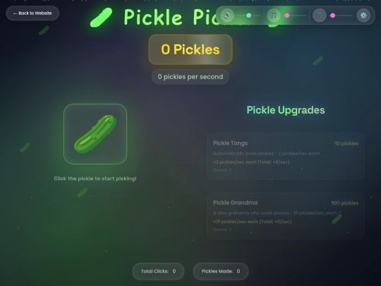 pickle-clicker screenshot
