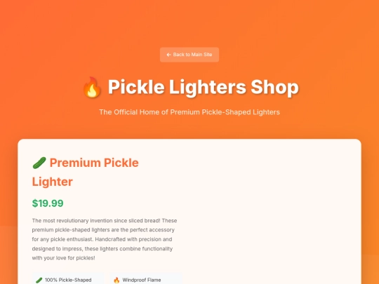 pickle-shop screenshot