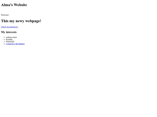 index screenshot