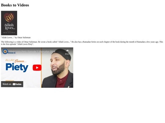 bookstovideos screenshot