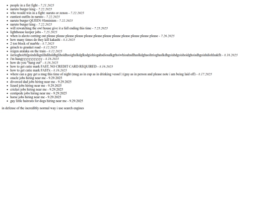 thingsihavetypedintosearchengines screenshot