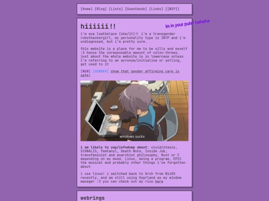 index screenshot