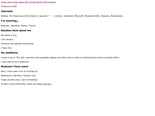 aboutme screenshot