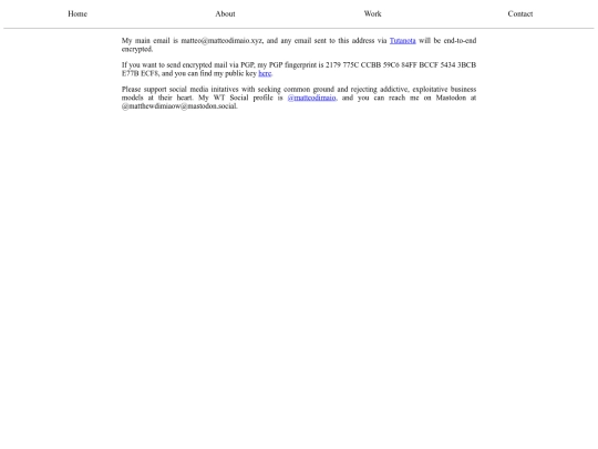 contact screenshot
