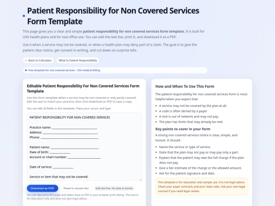 form-template screenshot