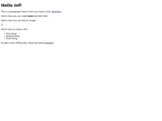 index screenshot