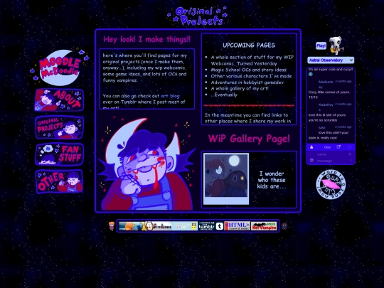 projects screenshot