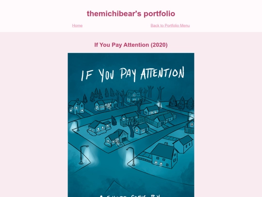 Portfolio/If You Pay Attention screenshot