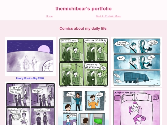 Portfolio/Journal Comics screenshot