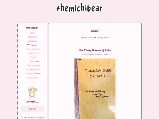 Zines screenshot