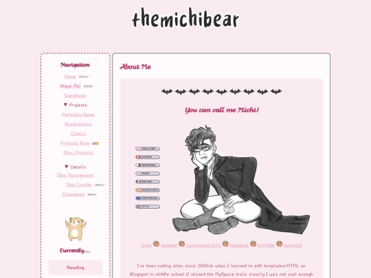about-me screenshot