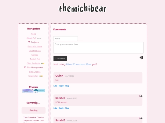 guestbook screenshot