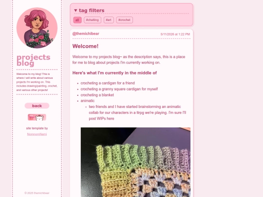 projects blog/projects blog screenshot