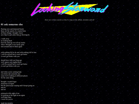 lyrics_departure screenshot