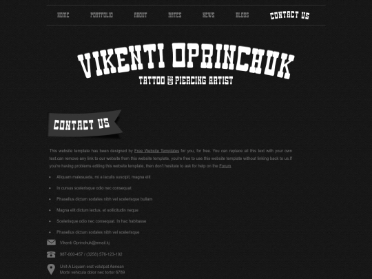 contact screenshot