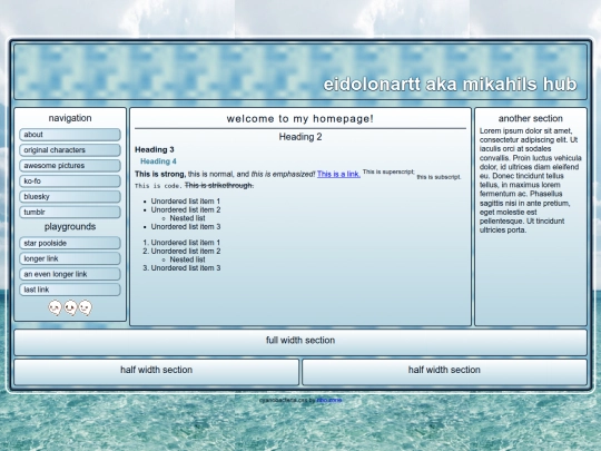 index screenshot