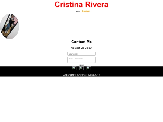 portfolio/community-website/contact screenshot