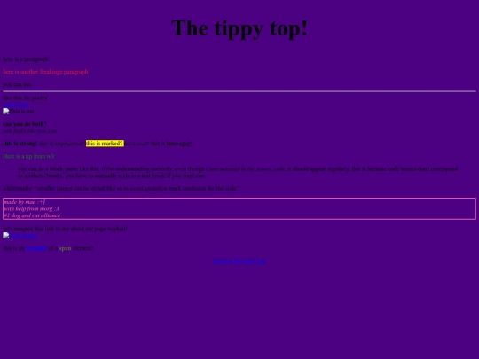 experimenting screenshot