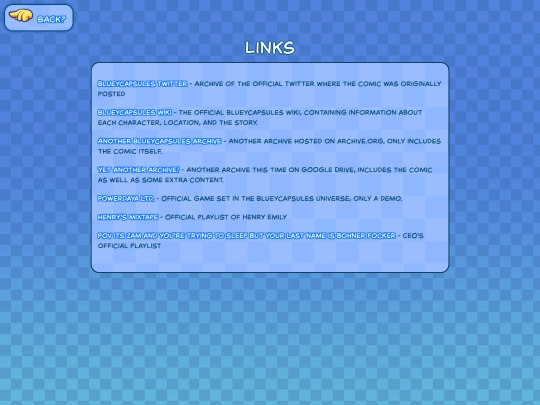 links screenshot