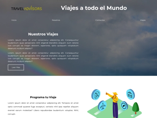Landing/HTML screenshot