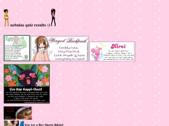 quizzes screenshot