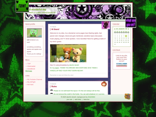 index screenshot