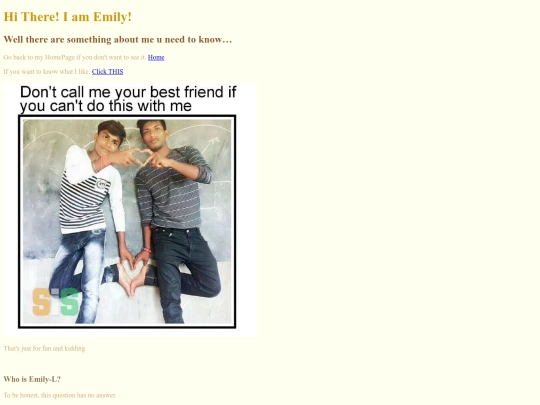 aboutme screenshot