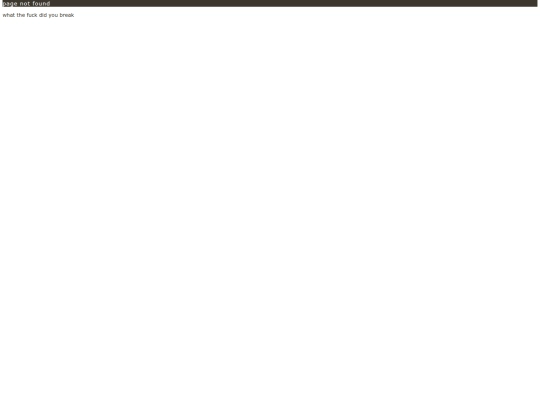 not_found screenshot