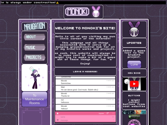homepage screenshot