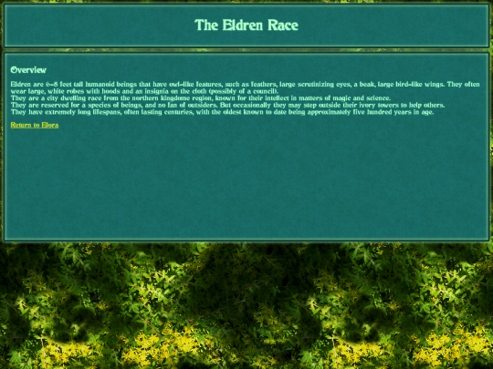 worldbuild/eldren screenshot