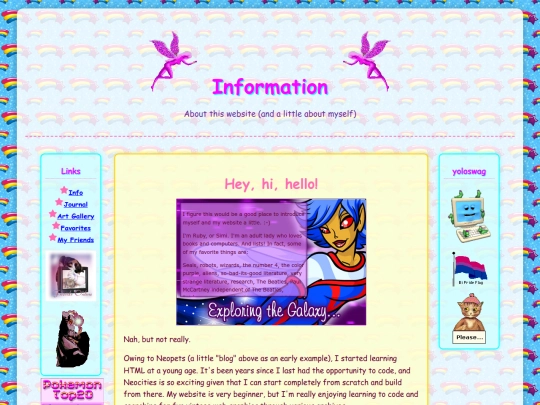 info screenshot