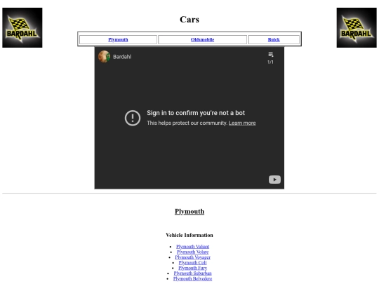 cars screenshot