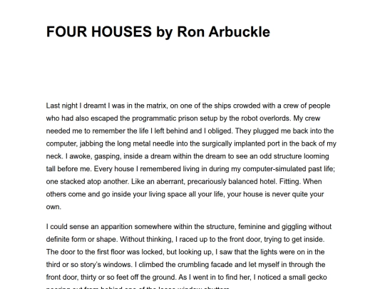 4-houses-by-ron-arbuckle screenshot
