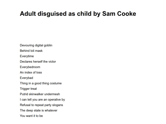 adult-disguised-as-child-by-sam-cooke screenshot