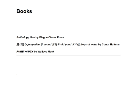 books screenshot
