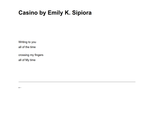 casino-by-emily-k-sipiora screenshot