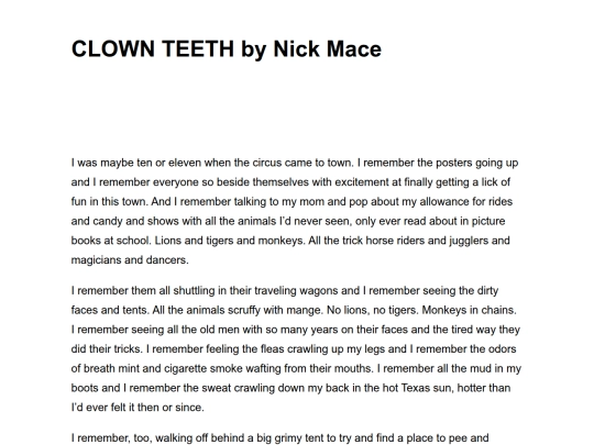 clown-teeth-by-nick-mace screenshot
