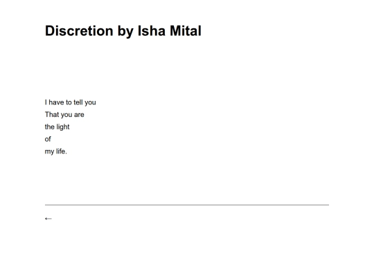 discretion-by-isha-mital screenshot