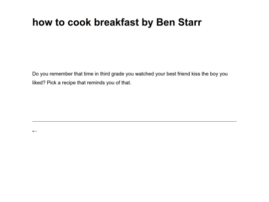 how-to-cook-breakfast-by-ben-starr screenshot