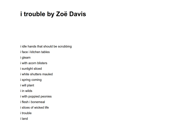 i-trouble-by-zoe-davis screenshot