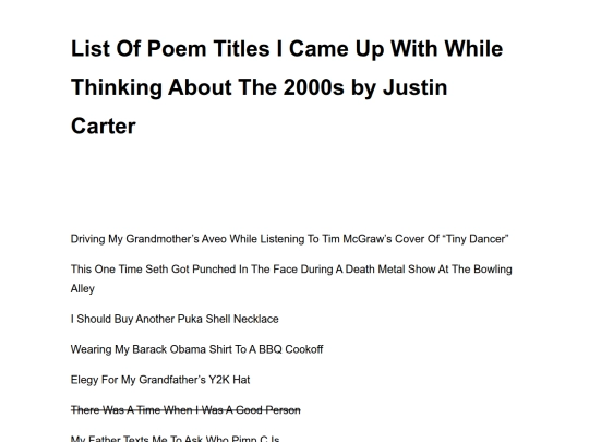 list-of-poem-titles-by-justin-carter screenshot