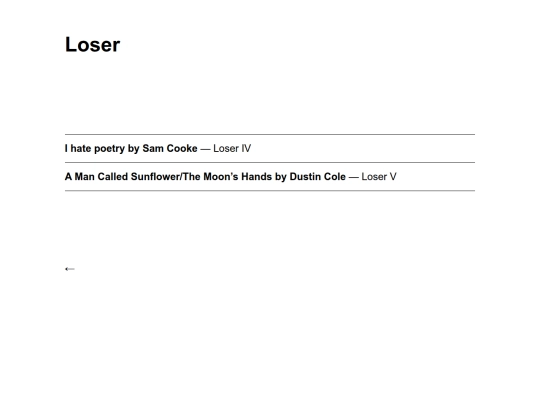 loser screenshot