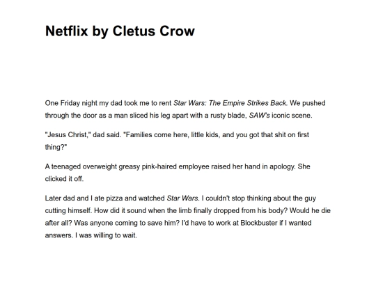 netflix-by-cletus-crow screenshot