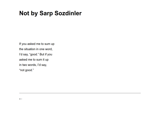 not-by-sarp-sozdinler screenshot